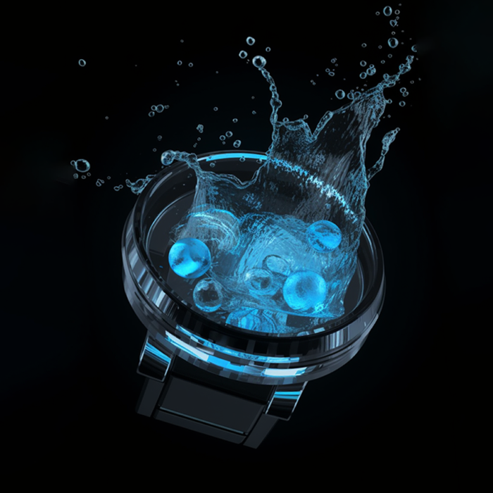 Interfaz de Horus Hydro en un smartwatch